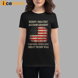 Biden's Greatest is Showing People How Great Trump Was Shirt