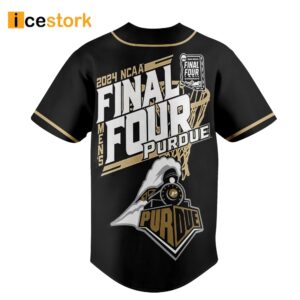 Boiler Up Purdue 2024 Final Four Baseball Jersey