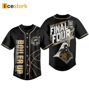 Boiler Up Purdue 2024 Final Four Baseball Jersey