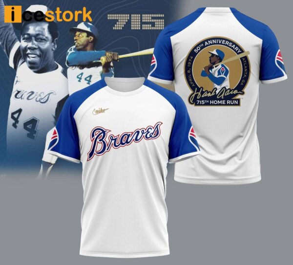 Braves Hank Aaron 715th Home Run Shirt