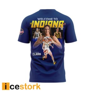 Caitlin Clark 22 Welcome To Indiana Shirt