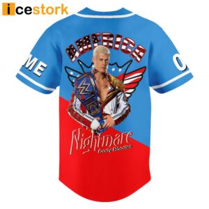 Cody Rhodes America Nightmare Baseball Jersey