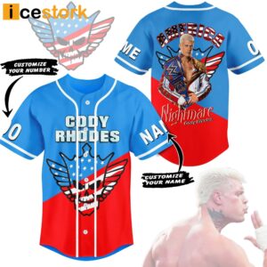 Cody Rhodes America Nightmare Baseball Jersey