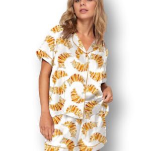 Croissant Cats Pajama Set