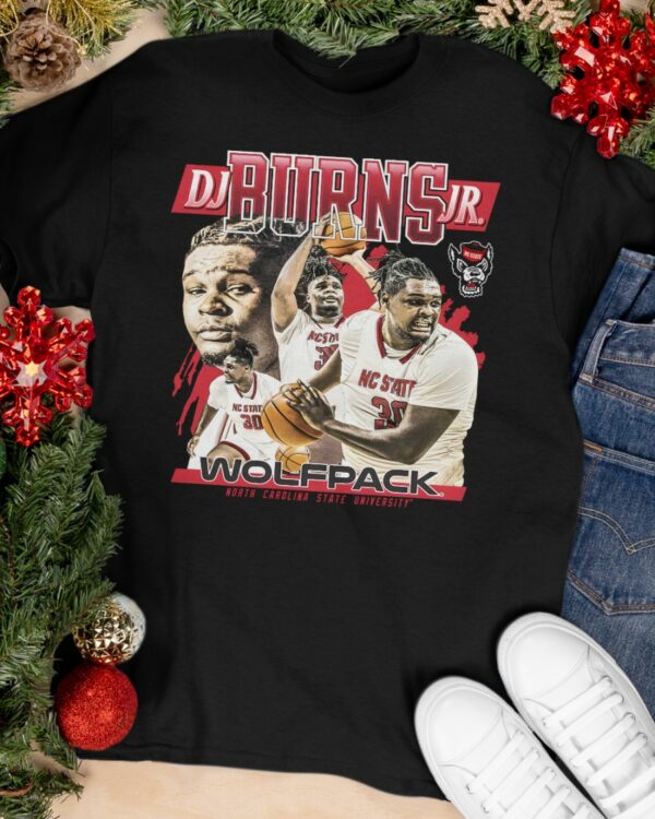 DJ Burns Jr Wolfpack Men’s Basketball Shirt