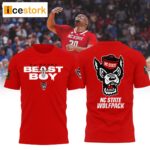 DJ Burns NC State 2024 Men’s Basketball Tournament March Madness Final Four Shirt