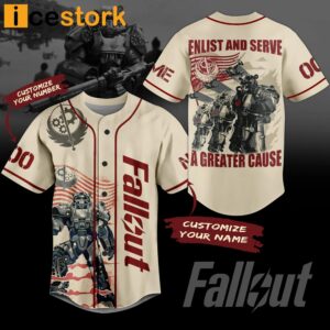 Fallout Enlist And Serve A Greater Cause Baseball Jersey