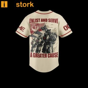 Fallout Enlist And Serve A Greater Cause Baseball Jersey