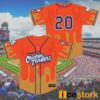 Fisher Cats Chicken Tenders Orange Baseball Jersey