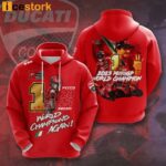 Francesco Bagnaia 2023 Motogp World Champions Hoodie