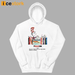 Freadom The Power Of Right To Read As One Wants Without Hindrance Or Restraint Shirt 1