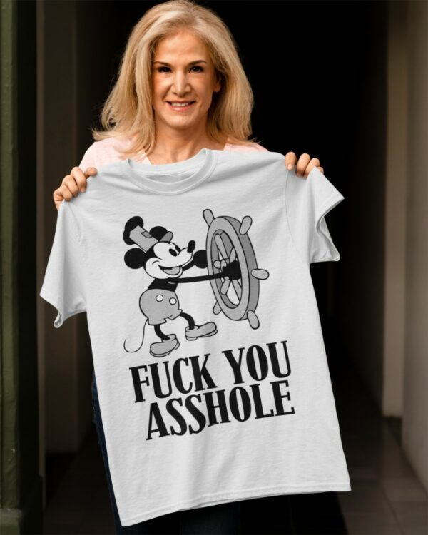 Fuck You Asshle Mickey Mouse Shirt