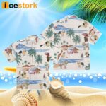 Goldendoodle Summer Beach Hawaiian Shirt