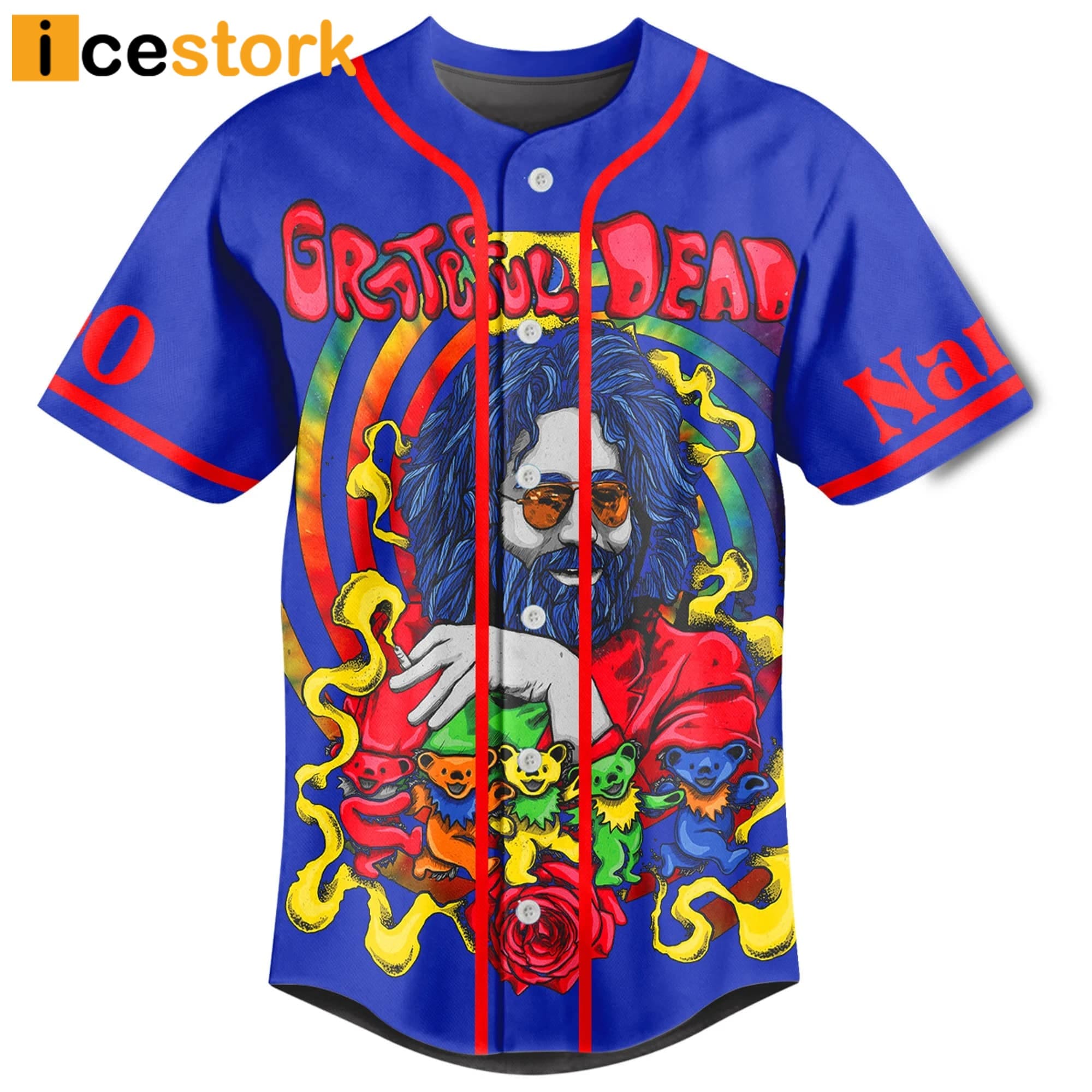 Grateful Dead Not All Who Wander Are Lost Baseball Jersey - Icestork