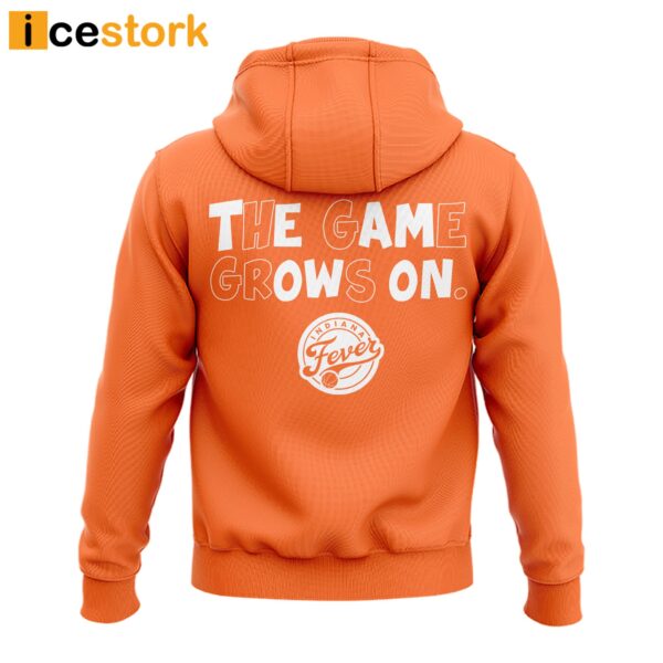 Indiana Fever Cailin Clark The Game Grows On Orange Hoodie