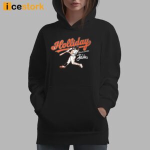 Jackson Holliday Orioles Baseball Slugger Swing Shirt