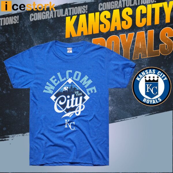 KC Royals Bring Out The Blue Welcome To The City Shirt Giveaway 2024