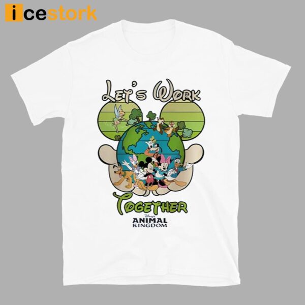 Let’s World Together Mickey And Friends Earth Day Shirt