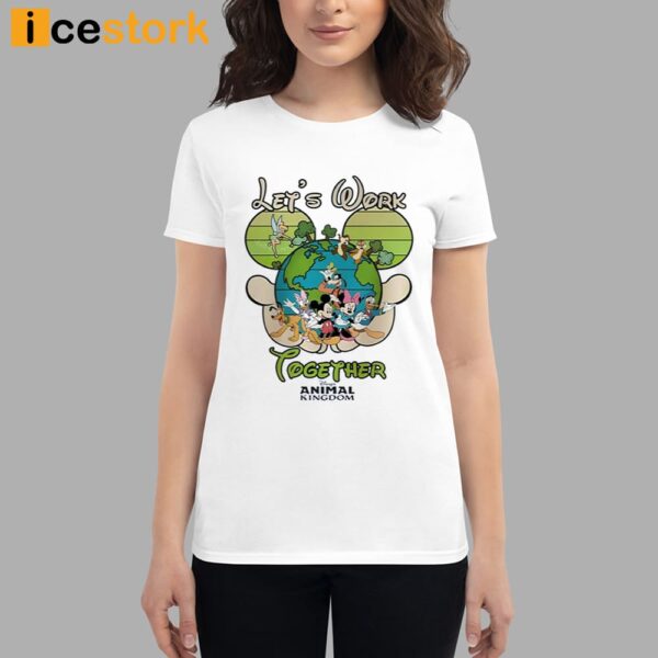 Let’s World Together Mickey And Friends Earth Day Shirt