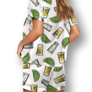 Lime Salt Tequila Funny Party Pajama Set