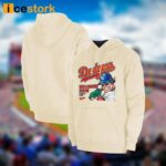 Men’s LA Dodgers New Era Cream Big League Chew Pullover Hoodie