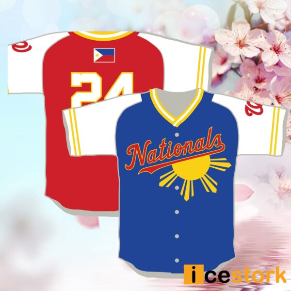 Nationals Filipino Heritage Day Baseball Jersey 2024 Giveaway