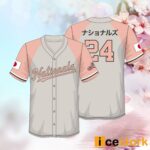 Nationals Japanese Heritage Day Baseball Jersey 2024 Giveaway