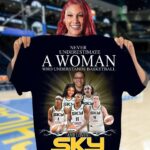 Never Underestimate A Woman Who Understands Basketball And Loves Sky Shirt