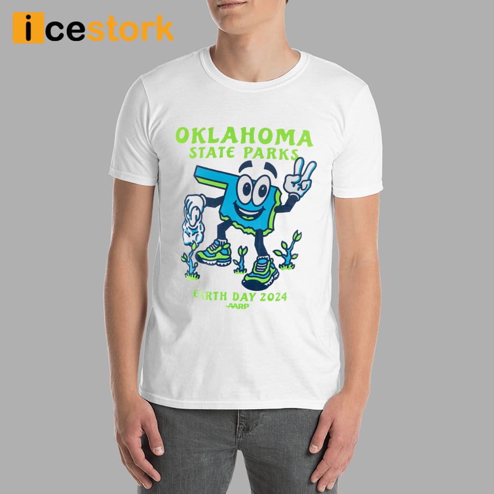 Oklahoma State Parks Earth Day 2024 Shirt