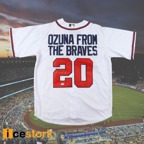Ozuna From The Braves Jersey Shirt