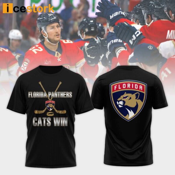 Panthers Cat Win T-shirt