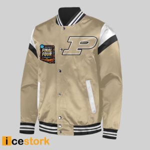 Purdue 2024 NCAA Men's Basketball Final Four Baseball Jacket