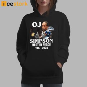 Rip Oj Simpson 1947 2024 T Shirt