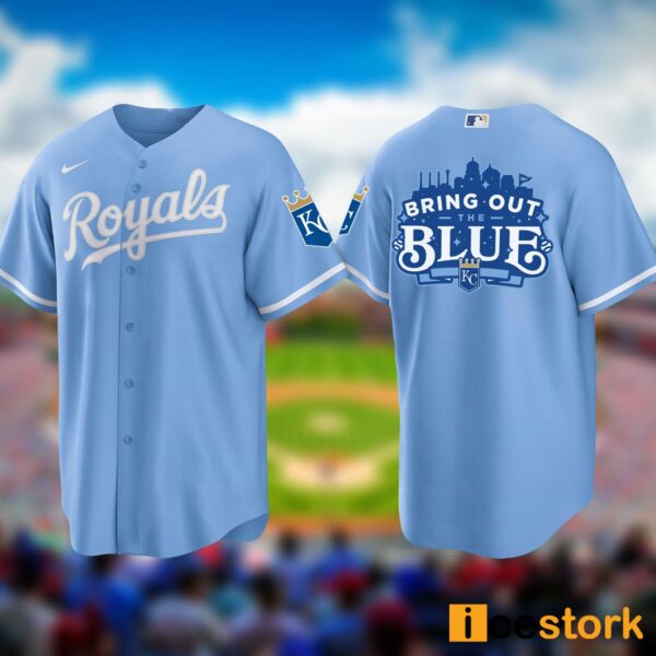 Royals Bring Out The Blue Baseball Jersey 2024
