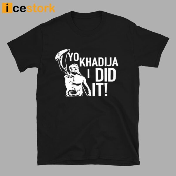 Sami Zayn’s Rocky Balboa’s Yo Khadija I Did It Shirt