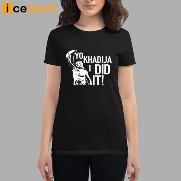 Sami Zayn’s Rocky Balboa’s Yo Khadija I Did It Shirt