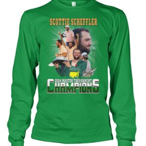 Scottie Scheffler 2024 Master Tournament Champions Shirt