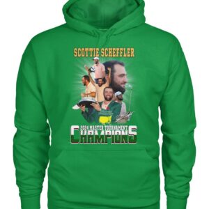 Scottie Scheffler 2024 Master Tournament Champions Shirt