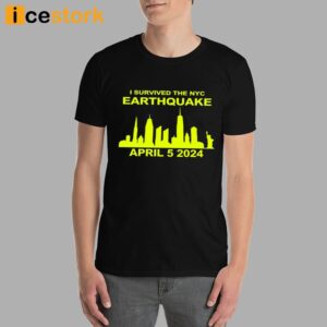 Skill Issue I Survived The Nyc Earthquake April 5Th 2024 Shirt