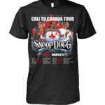 Snoop Dogg Live Nation Presents Cali To Canada Tour Shirt