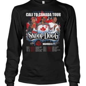 Snoop Dogg Live Nation Presents Cali To Canada Tour Shirt