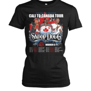 Snoop Dogg Live Nation Presents Cali To Canada Tour Shirt