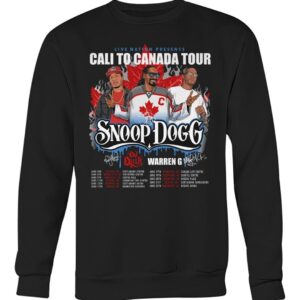 Snoop Dogg Live Nation Presents Cali To Canada Tour Shirt