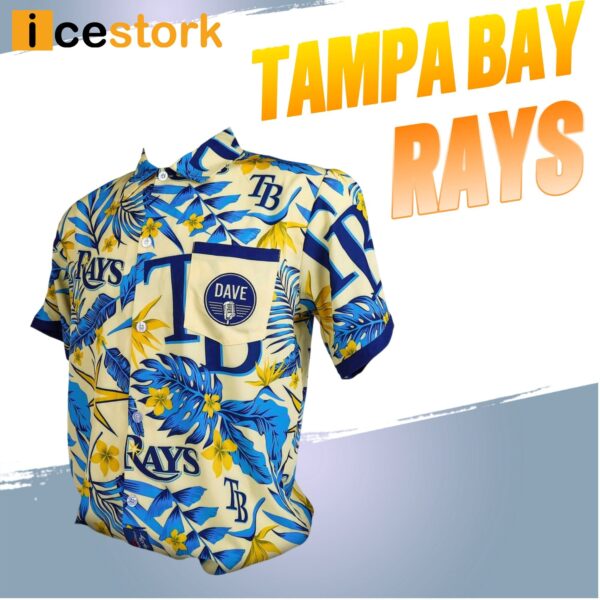 Tampa Bay Rays Dave Wills Tropical Shirt Giveaway 2024