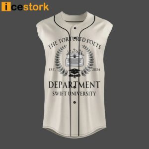 The Tortured Poets Department Swift University Sleeveless Jersey