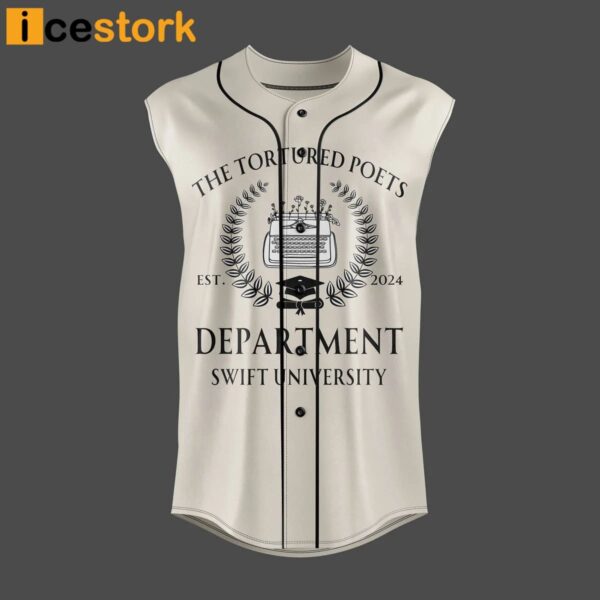 The Tortured Poets Department Swift University Sleeveless Jersey