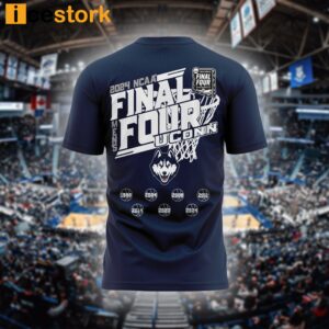 UConn Men's Basketball Final Four Bound 2024 Shirt