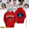 Uconn Elite Eight All Over Printed Hoodie