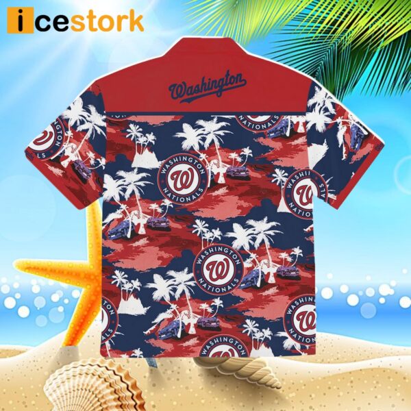 Washington Nationals Tropical Hawaiian Shirt