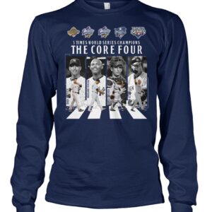 Yankees 5 Times World Series Champions The Core Four Shirt